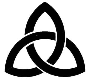 celtycki symbol triquetry